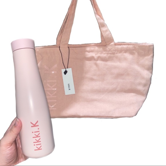Kikki K Canvas Lunch Bag & Stainless Steel Drink Bottle - Picture 5 of 5